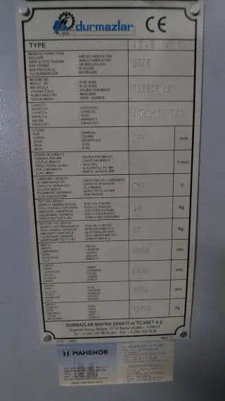 Plegadora Durma AD-S 40175
