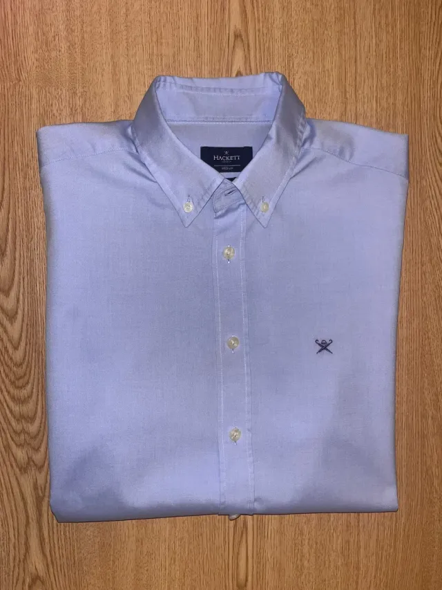 Camisa Hackett London Azul Talla M