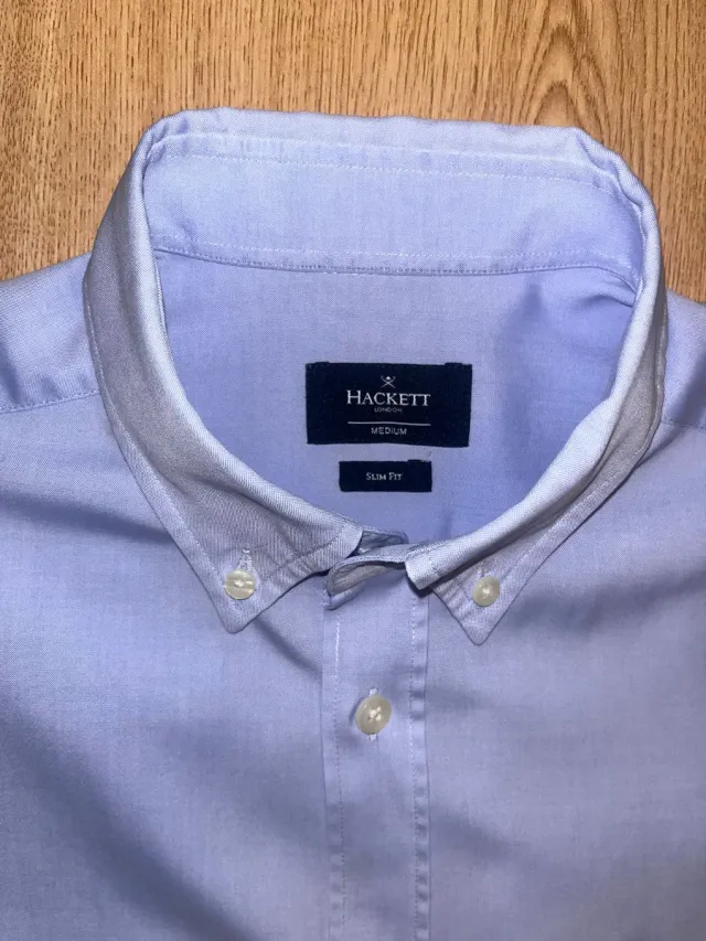 Camisa Hackett London Azul Talla M
