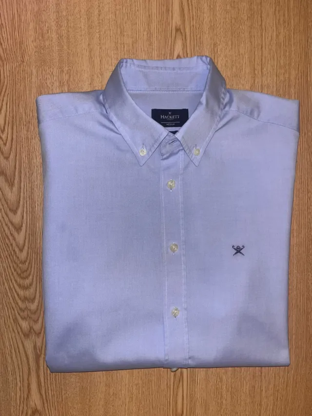 Camisa Hackett London Azul Talla M