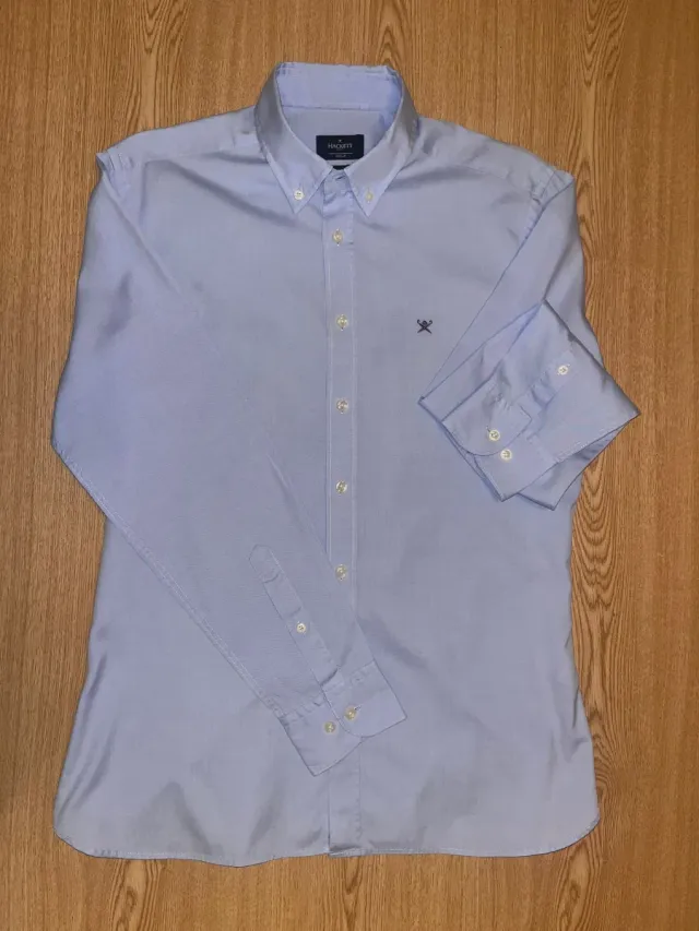 Camisa Hackett London Azul Talla M