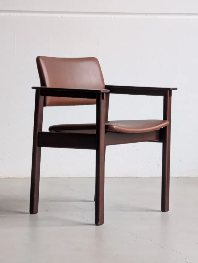 Poltrone AG Barcelona anni '70 in legno