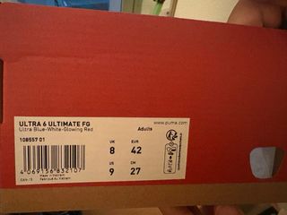 Botas de fútbol Puma Ultra azules