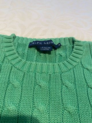 Jersey Polo Ralph Lauren Verde Cable Knit