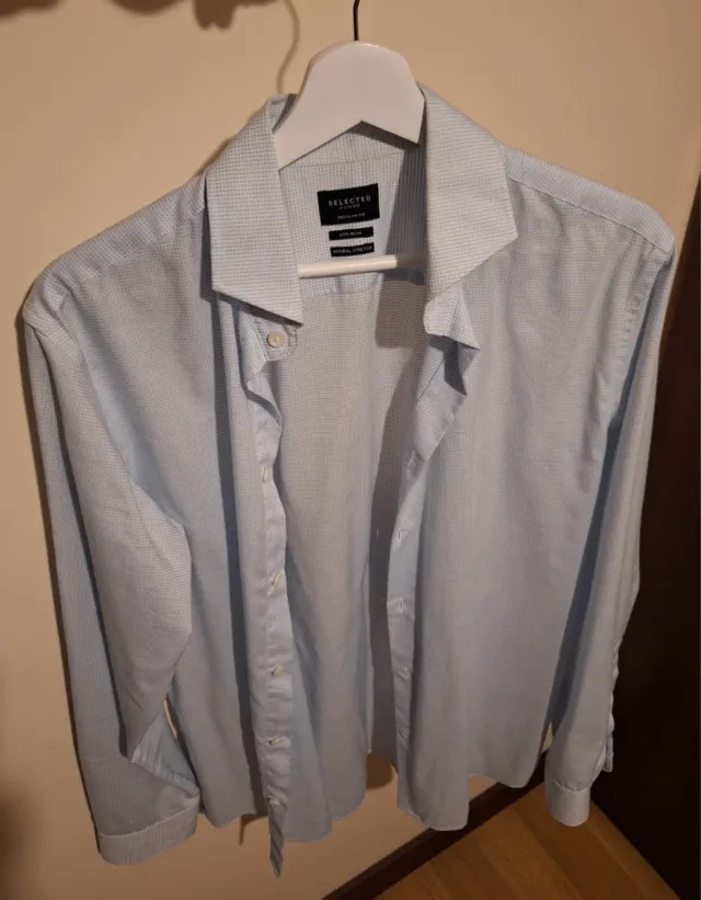 Camisa SELECTED azul talla M
