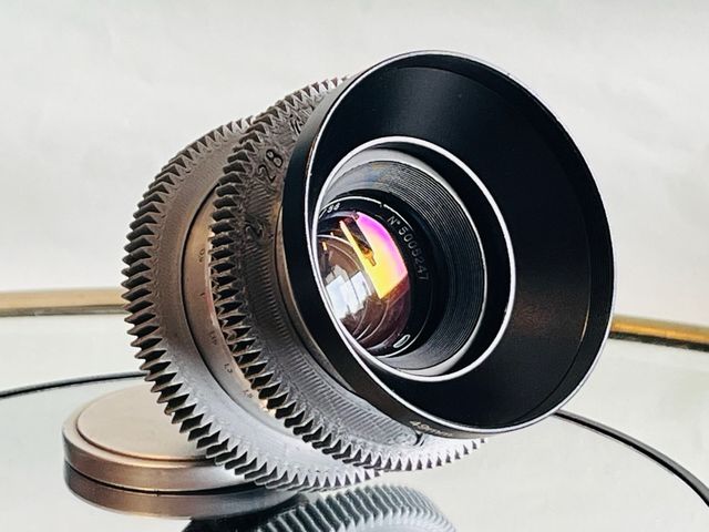 Helios 44 Cinemod Plateado