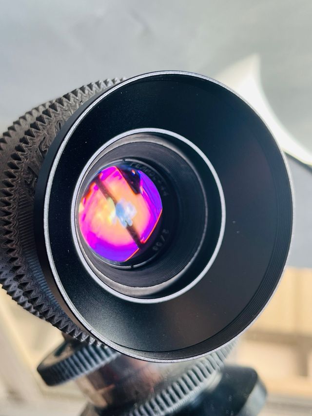 Helios 44 Cinemod Plateado