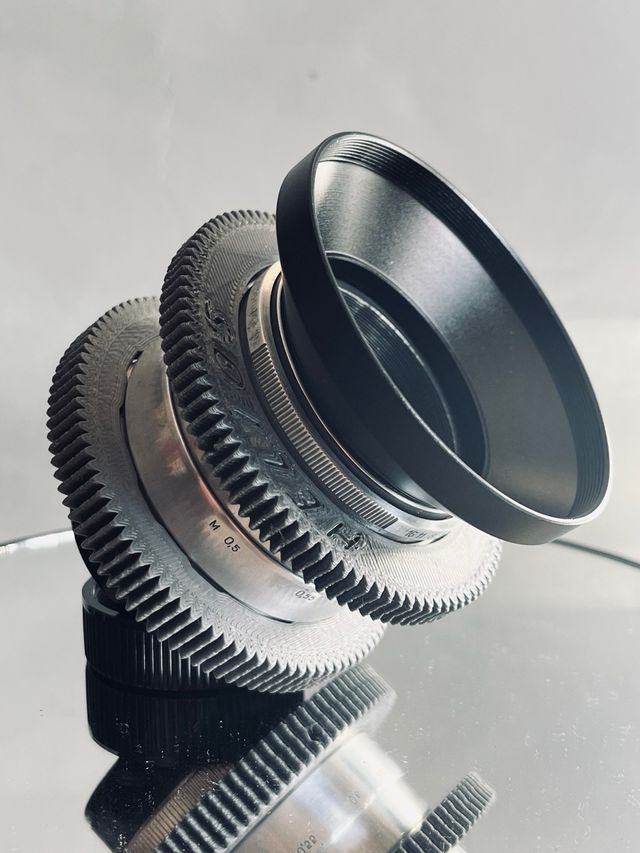 Helios 44 Cinemod Plateado