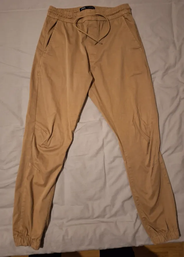 Pantalón Zara Hombre Beige