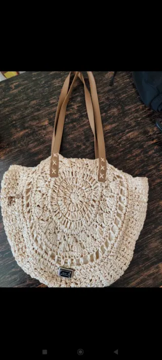 Bolso Rafia La Rosa