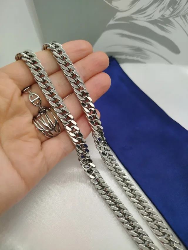 Cadena Acero Inoxidable Eslabón Grueso