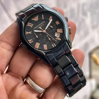 Reloj Emporio Armani Cerámica Negro/Oro