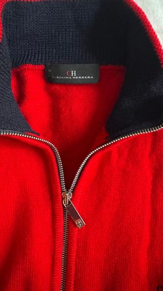 CAROLINA HERRERA CH JERSEY HOMBRE ROJO M