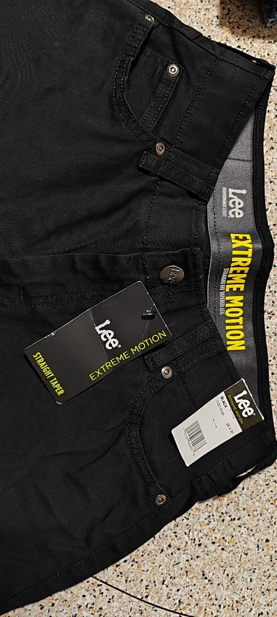 Pantalones Lee Regular Fit Negros