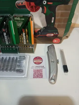 Super Parkside 20V Taladro Percutor+ batería