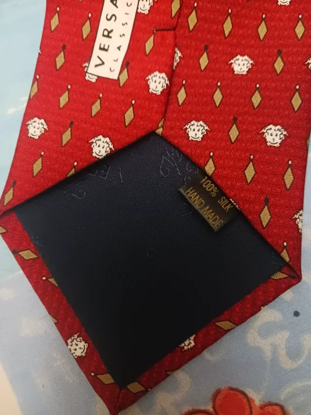 Corbata Versace Roja