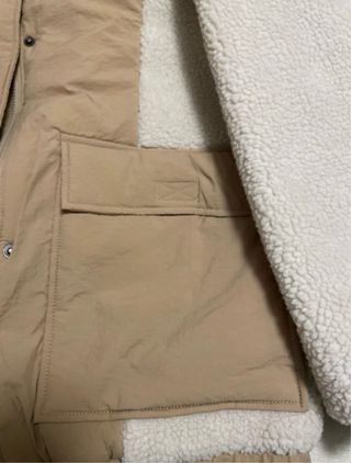 Cazadora oversize borrego de P&B