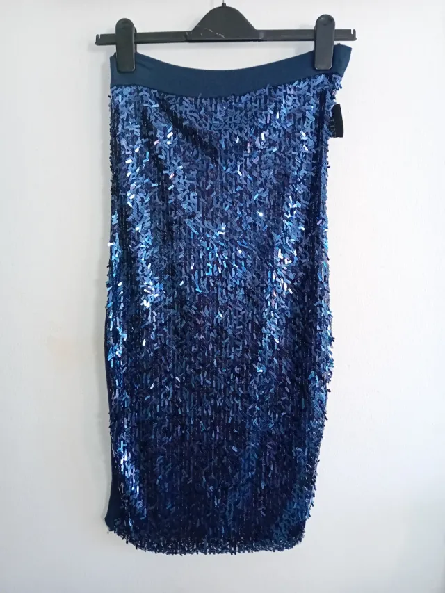 Vestido de lentejuelas azul