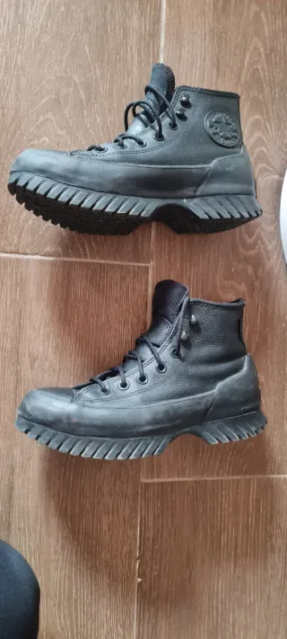Botas Converse de Piel Negras