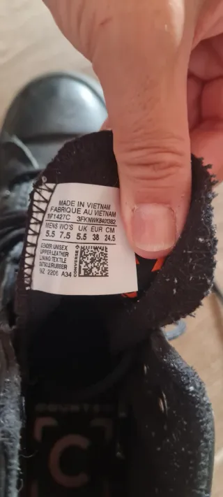 Botas Converse de Piel Negras