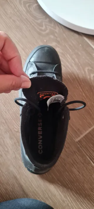 Botas Converse de Piel Negras