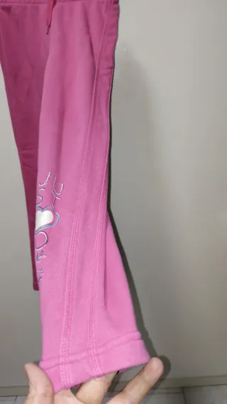 Pantaloni felpa Nike rosa ragazzina 7/8 anni