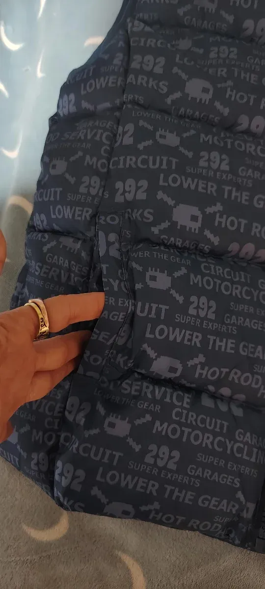 Chaleco niño estampado Hot Rod