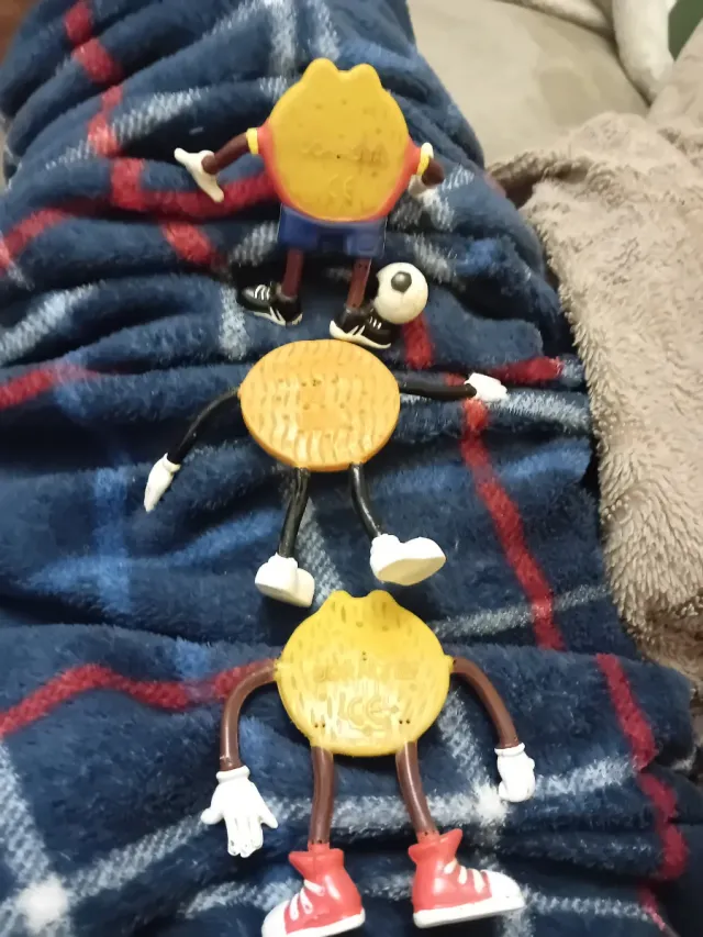 3 Figuras de las  Galletas María Años 90