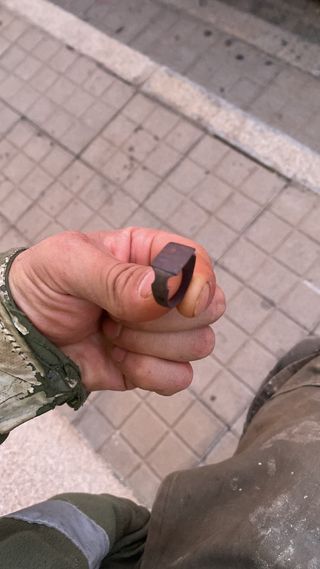 Anillo sello antiguo iniciales A R