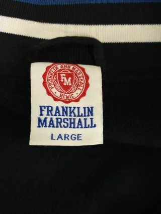 Chaqueta Bomber Franklin Marshall Negra y Azul