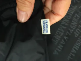 Chaqueta Bomber Franklin Marshall Negra y Azul