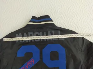 Chaqueta Bomber Franklin Marshall Negra y Azul