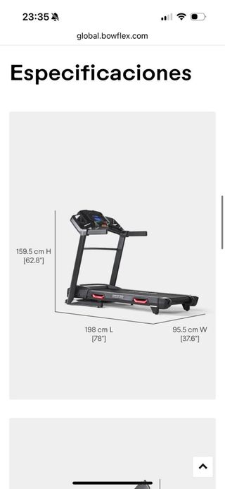 Cinta de Correr Profesional Bowflex