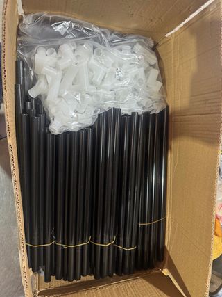 Guardaroba in tessuto e metallo