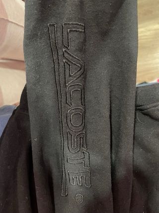 Sudadera Lacoste Negra
