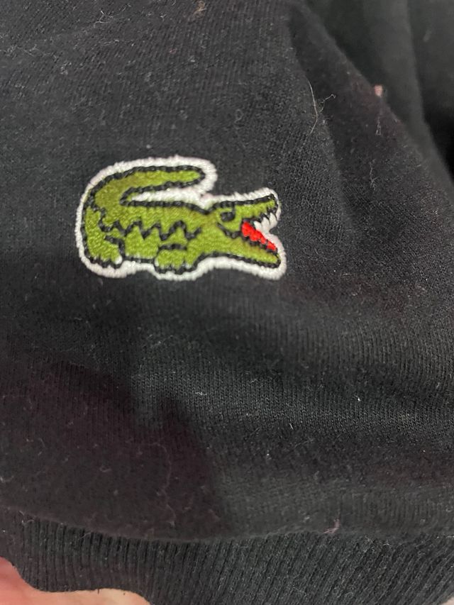 Sudadera Lacoste Negra