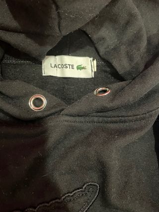 Sudadera Lacoste Negra