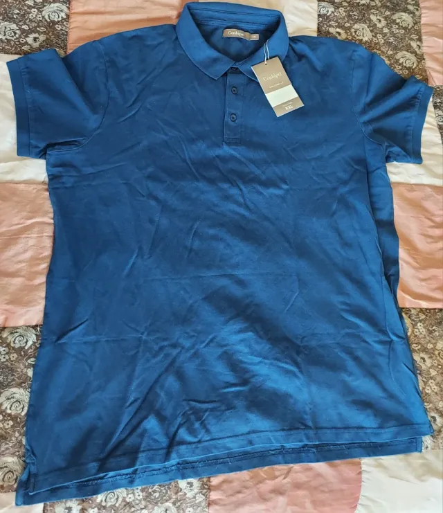 Polo Conbipel Uomo Blu Taglia XXL Nuovo