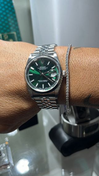Rolex Datejust verde