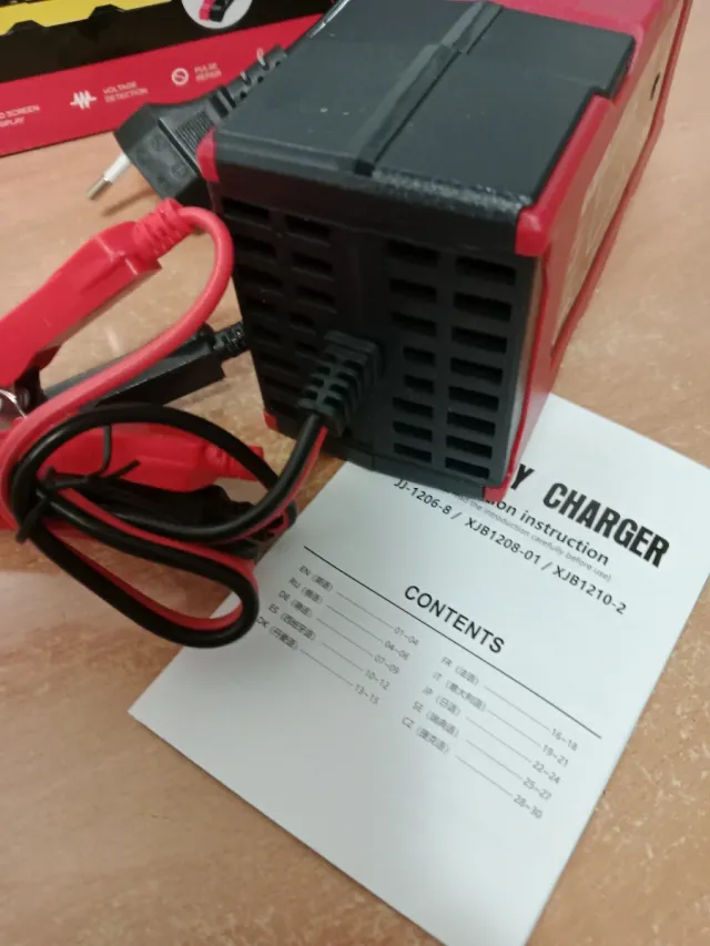 Cargador Baterías Coche 12V 10A