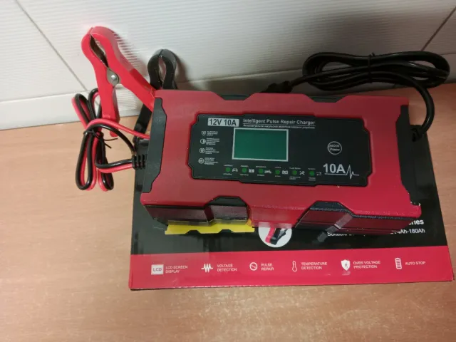 Cargador Baterías Coche 12V 10A