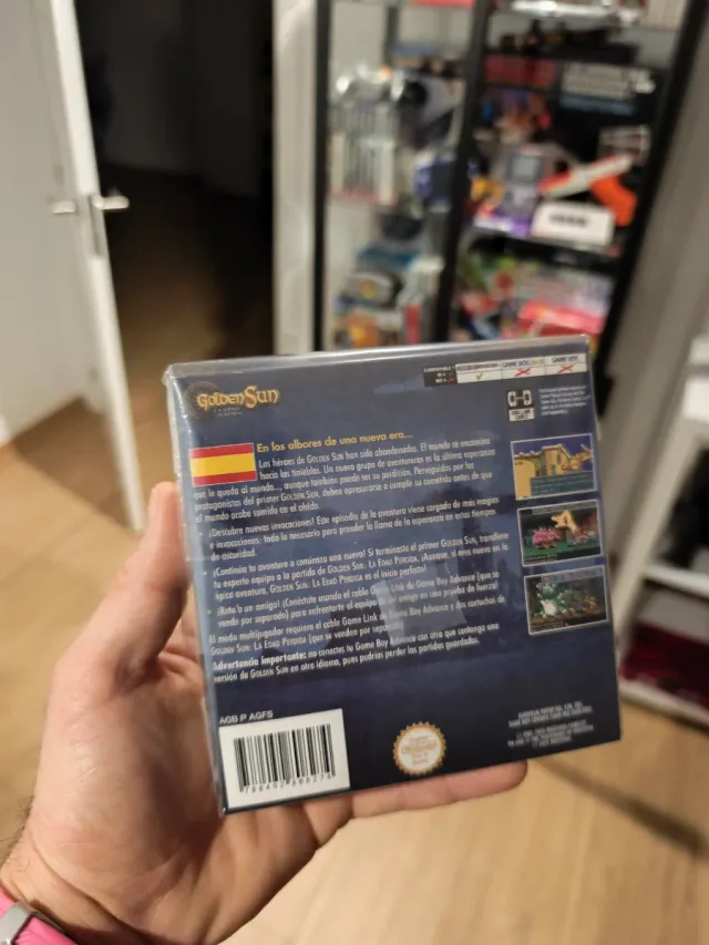 Caja Golden Sun La Edad Perdida GBA