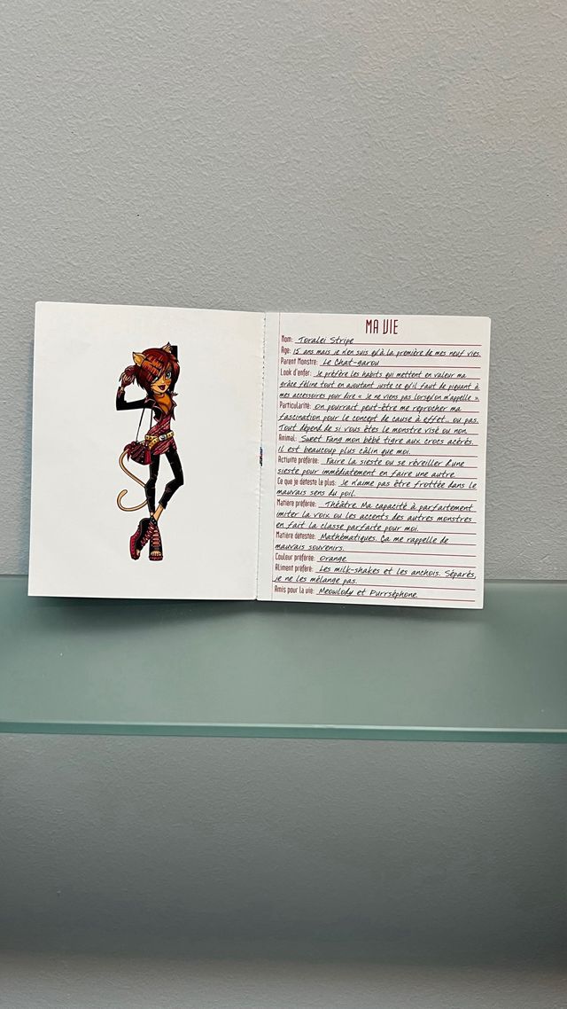 Monster High Diario Toralei