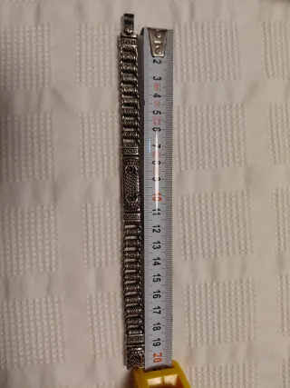 Pulsera de Acero con Diseño Grabado