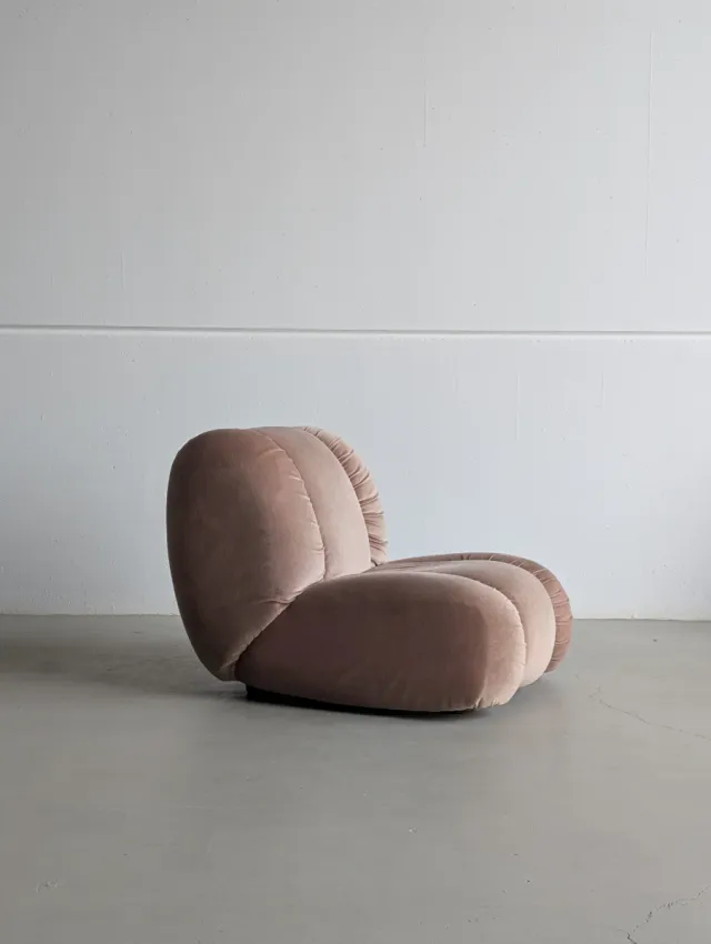 Sillón vintage terciopelo años 60