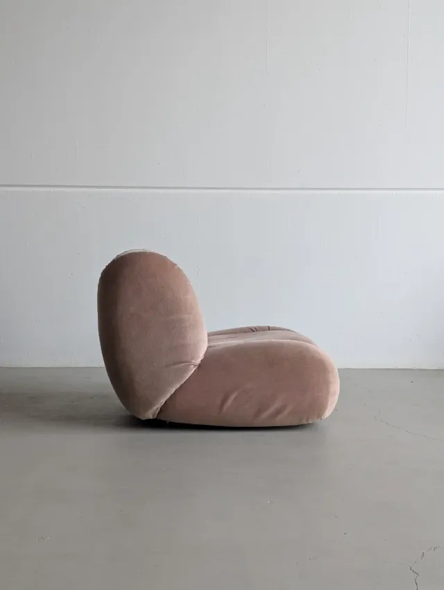 Sillón vintage terciopelo años 60