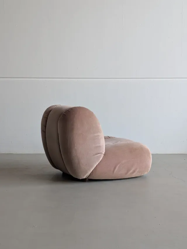 Sillón vintage terciopelo años 60