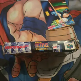 Scatola e manuale Magical Tetris Challenge N64