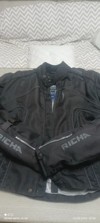 Chaqueta de moto Richa negra talla xl