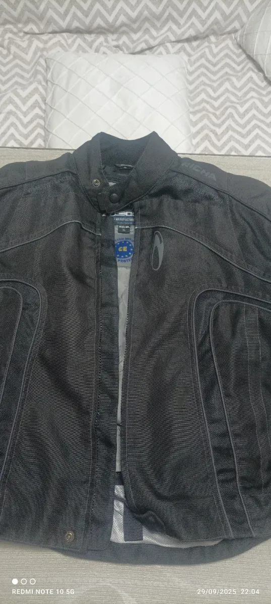 Chaqueta de moto Richa negra talla xl